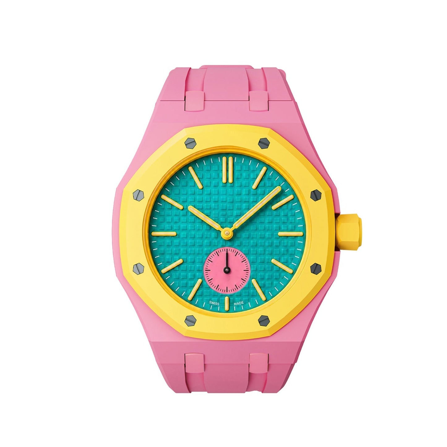 Oak Pop Exclusive Pink Silicone Strap