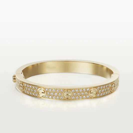 [Elowen Jewels]LOVE BRACELET 6.1MM DIAMOND-PAVED
