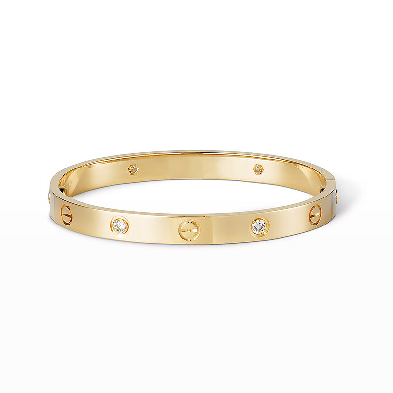 [Elowen Jewels]LOVE BRACELET 6.1MM 4 DIAMONDS