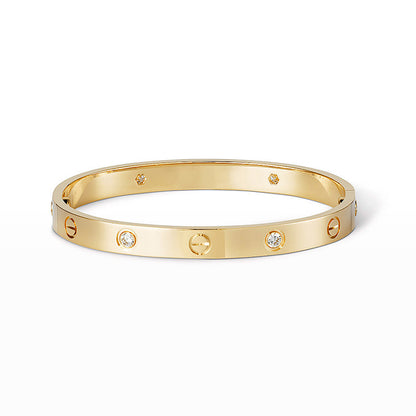 [Elowen Jewels]LOVE BRACELET 6.1MM 4 DIAMONDS