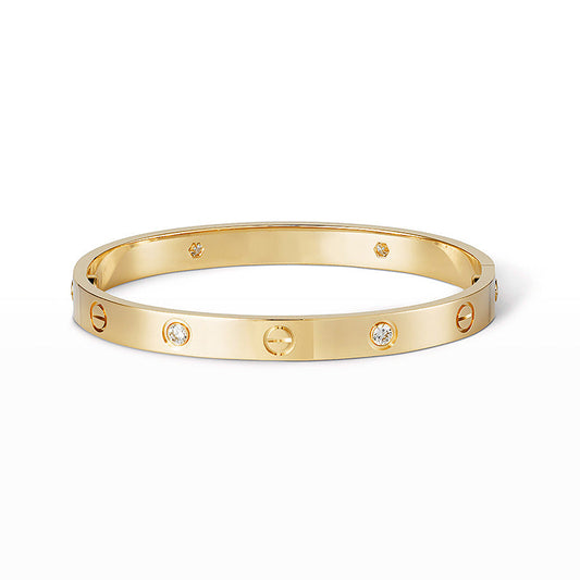 [Elowen Jewels]LOVE BRACELET 6.1MM 4 DIAMONDS