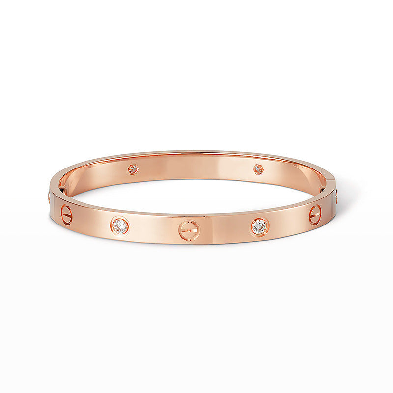 [Elowen Jewels]LOVE BRACELET 6.1MM 4 DIAMONDS