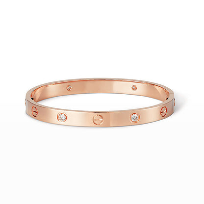 [Elowen Jewels]LOVE BRACELET 6.1MM 4 DIAMONDS
