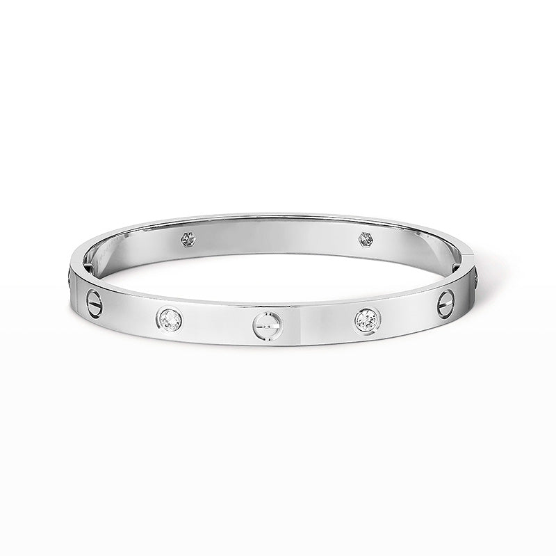 [Elowen Jewels]LOVE BRACELET 6.1MM 4 DIAMONDS