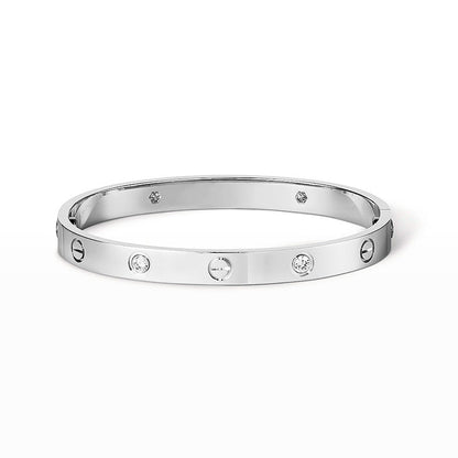 [Elowen Jewels]LOVE BRACELET 6.1MM 4 DIAMONDS