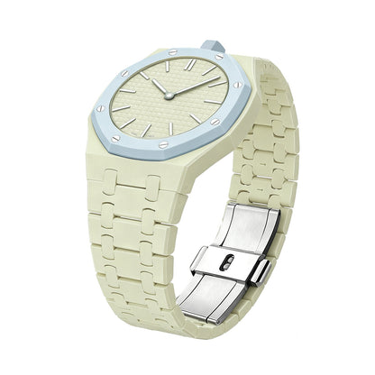 Oak Pop Exclusive Creamy Yellow Bioceramic Strap