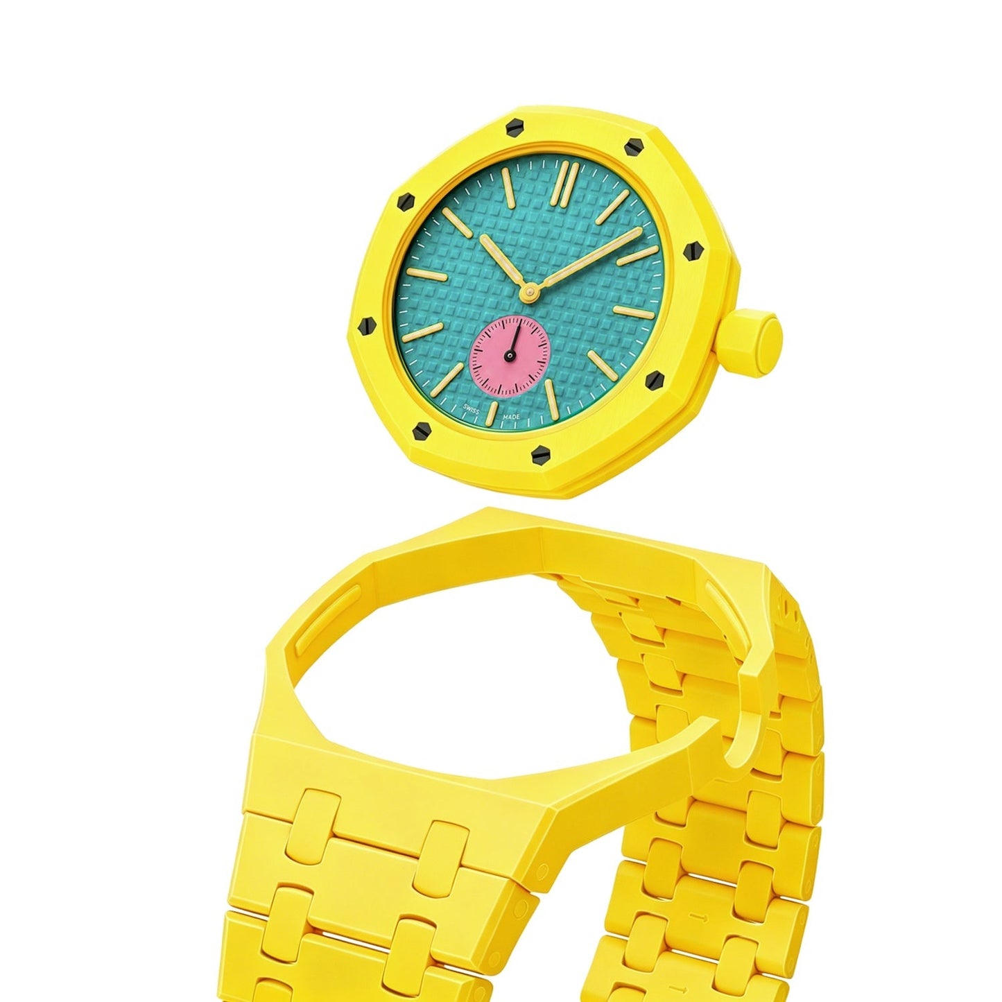 Oak Pop Exclusive Yellow Bioceramic Strap