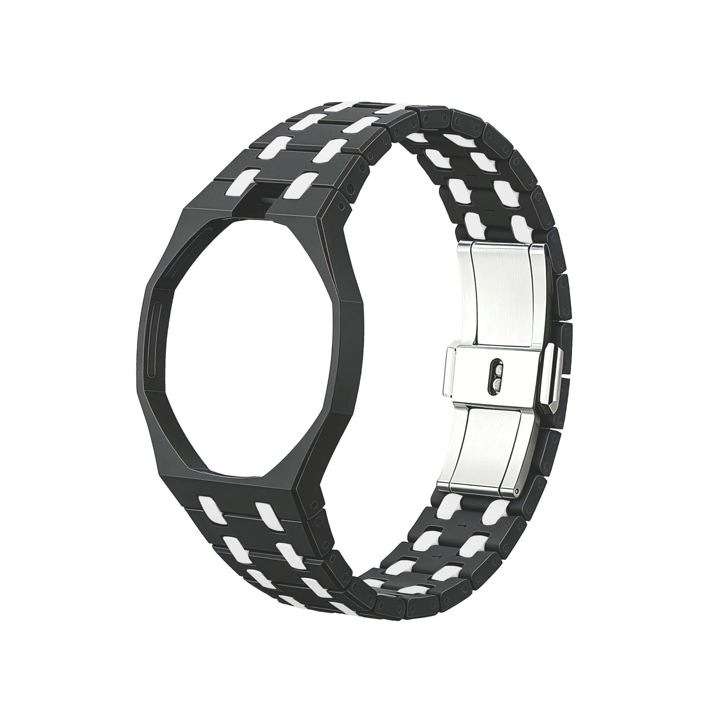 Oak Pop Exclusive Black And White Bioceramic Strap