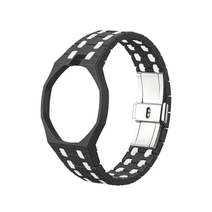 Oak Pop Exclusive Black And White Bioceramic Strap