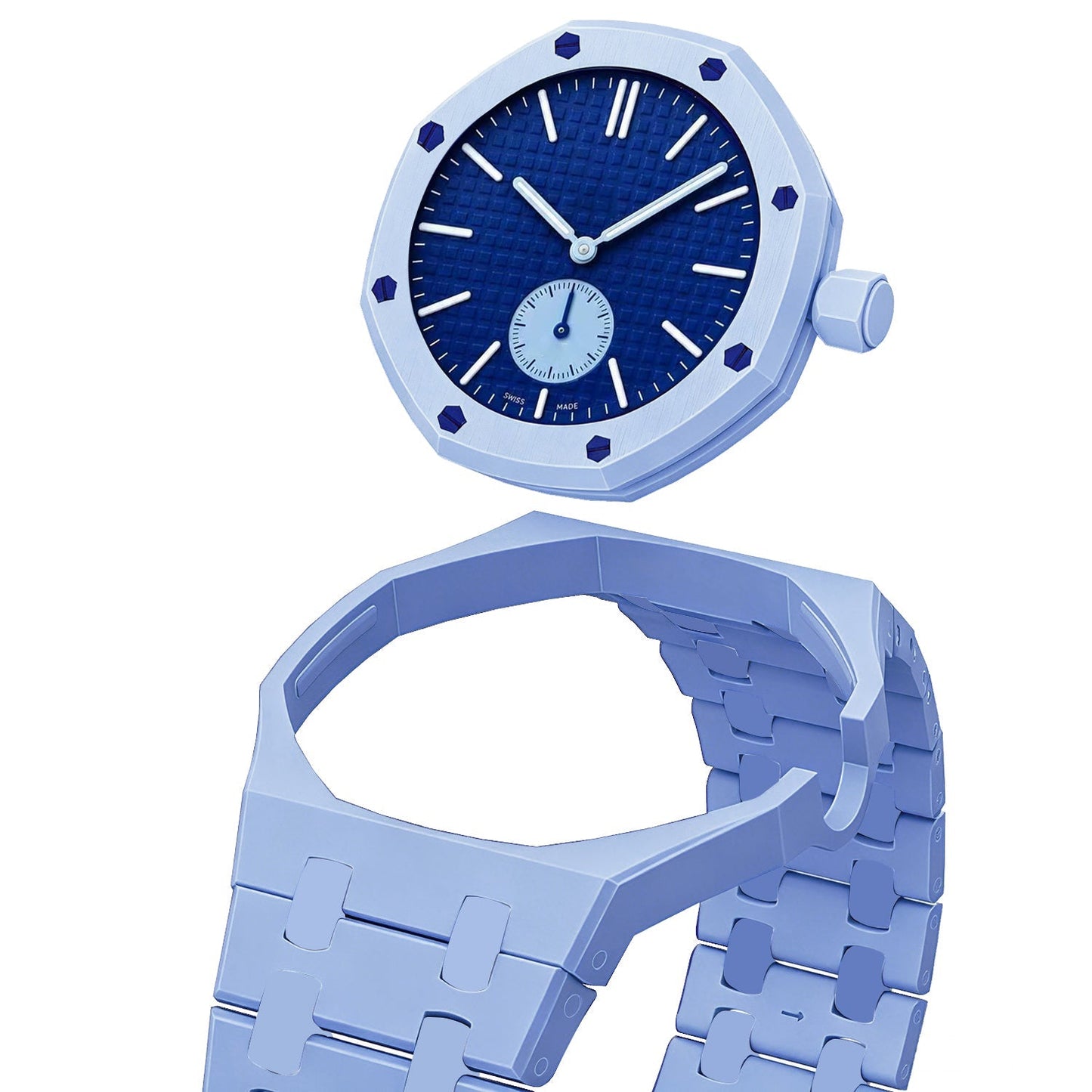 Oak Pop Exclusive Light blue Bioceramic Strap