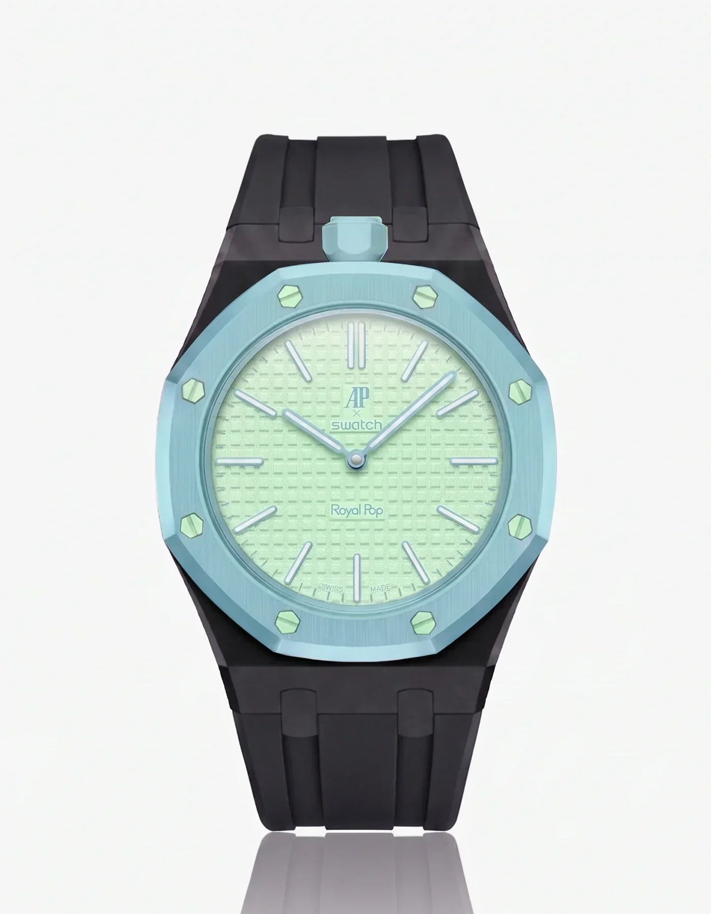 Silicone Strap & Case  Royal Pop  Blaue Acht(Customize  Colors)