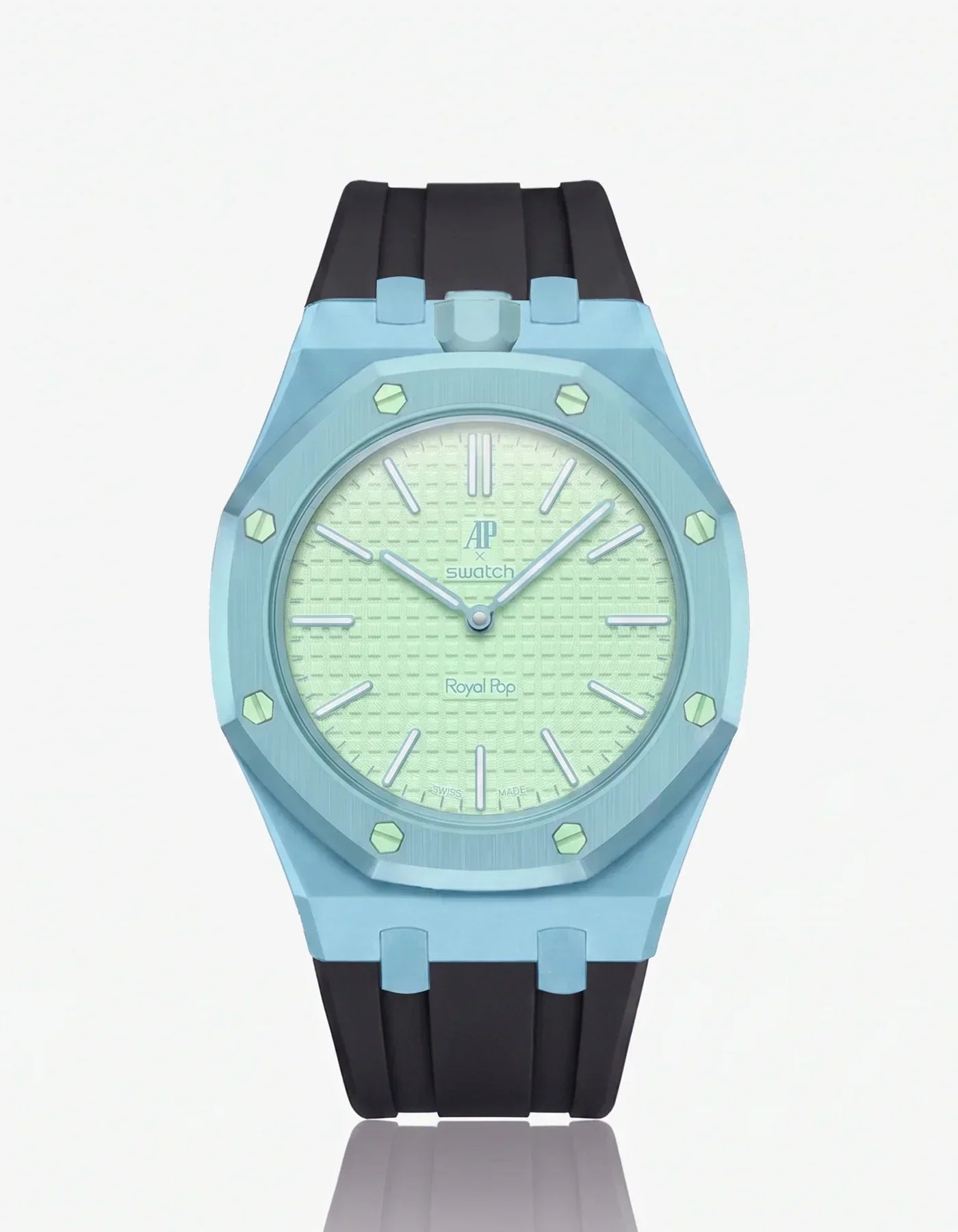 Silicone Strap & Case  Royal Pop  Blaue Acht(Customize  Colors)