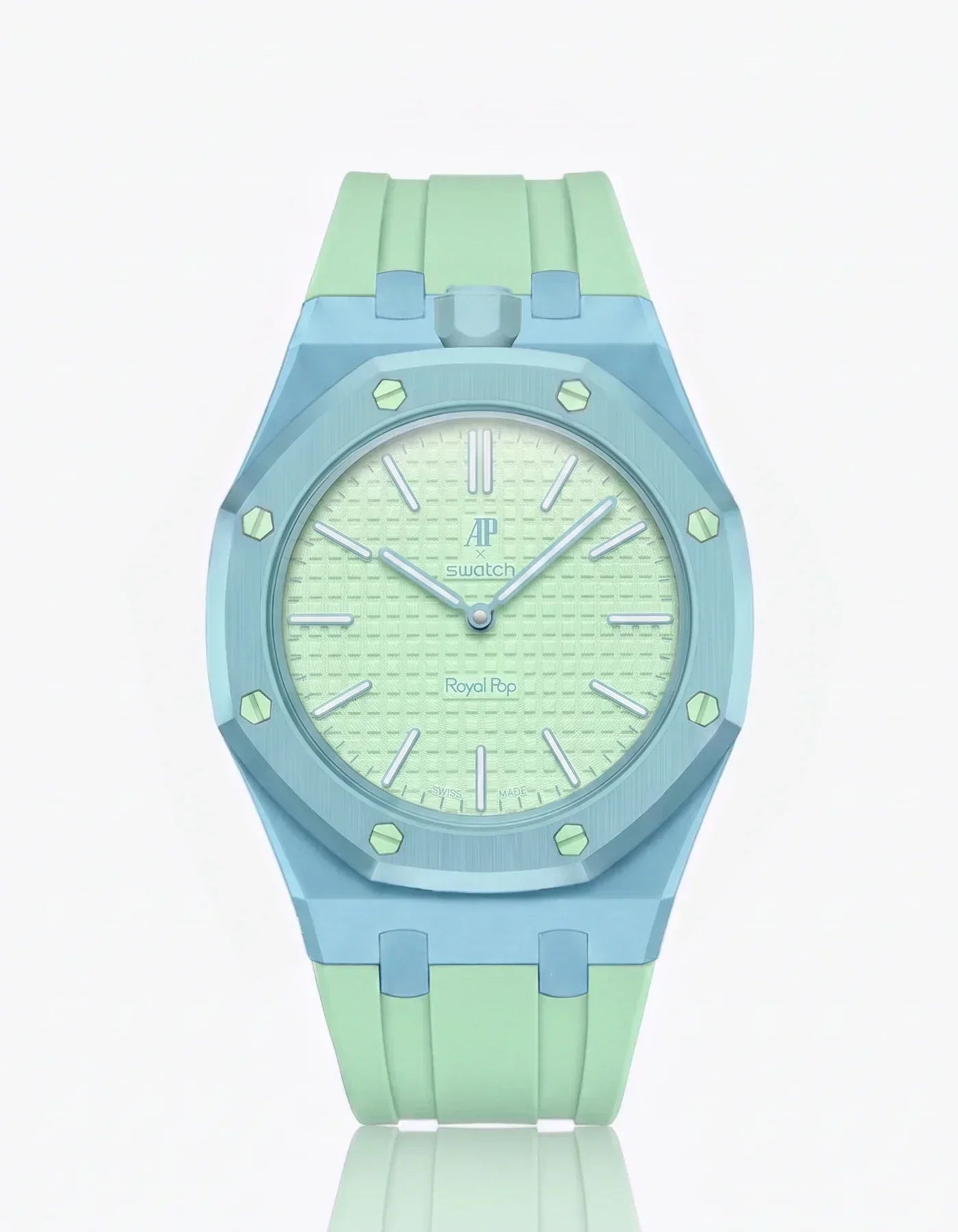 Silicone Strap & Case  Royal Pop  Blaue Acht(Customize  Colors)