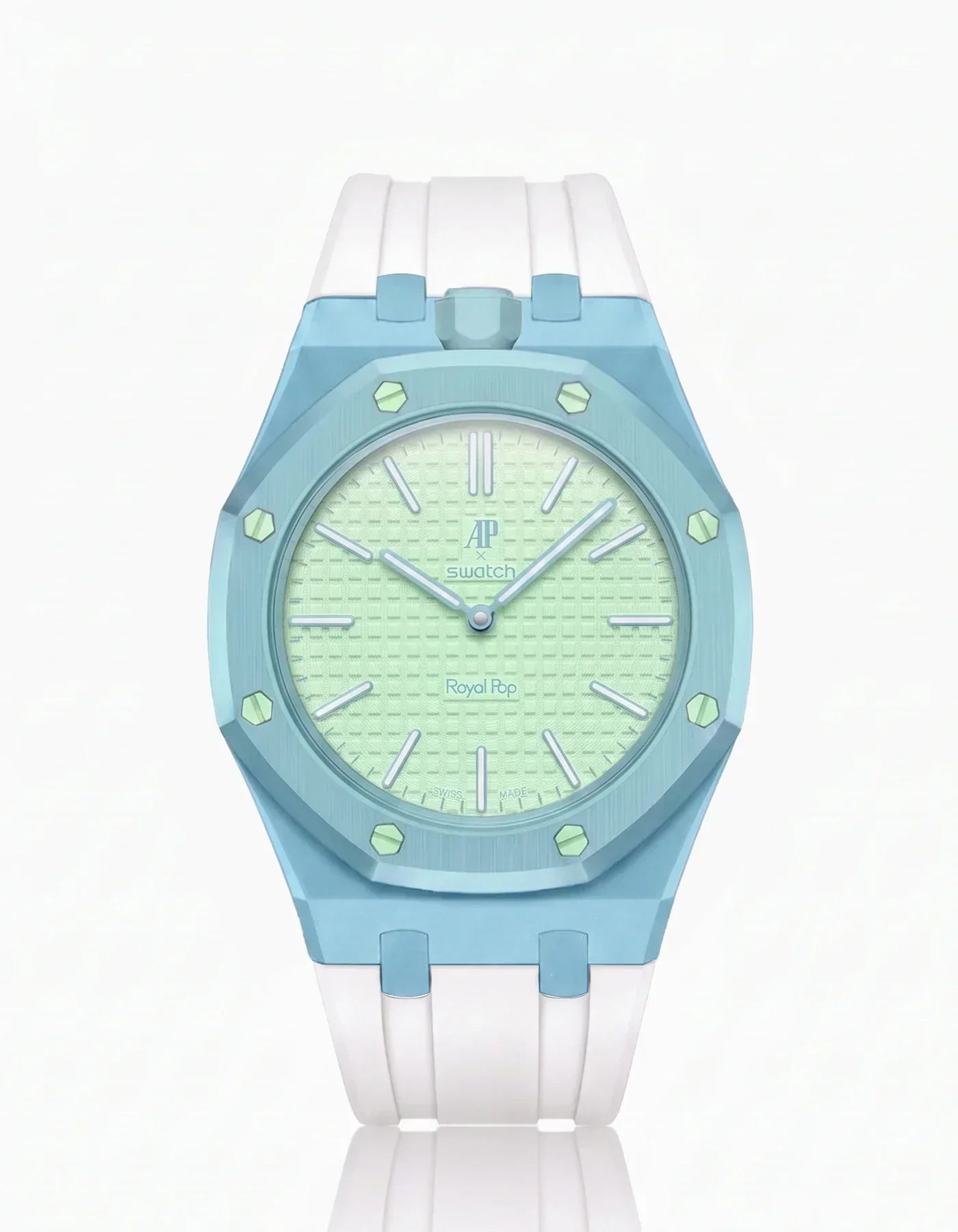 Silicone Strap & Case  Royal Pop  Blaue Acht(Customize  Colors)