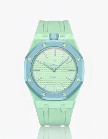 Silicone Strap & Case  Royal Pop  Blaue Acht(Customize  Colors)