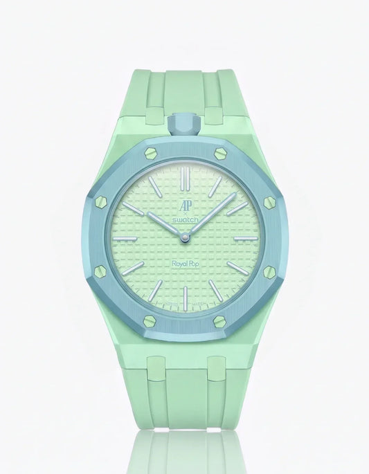 Silicone Strap & Case  Royal Pop  Blaue Acht(Customize  Colors)