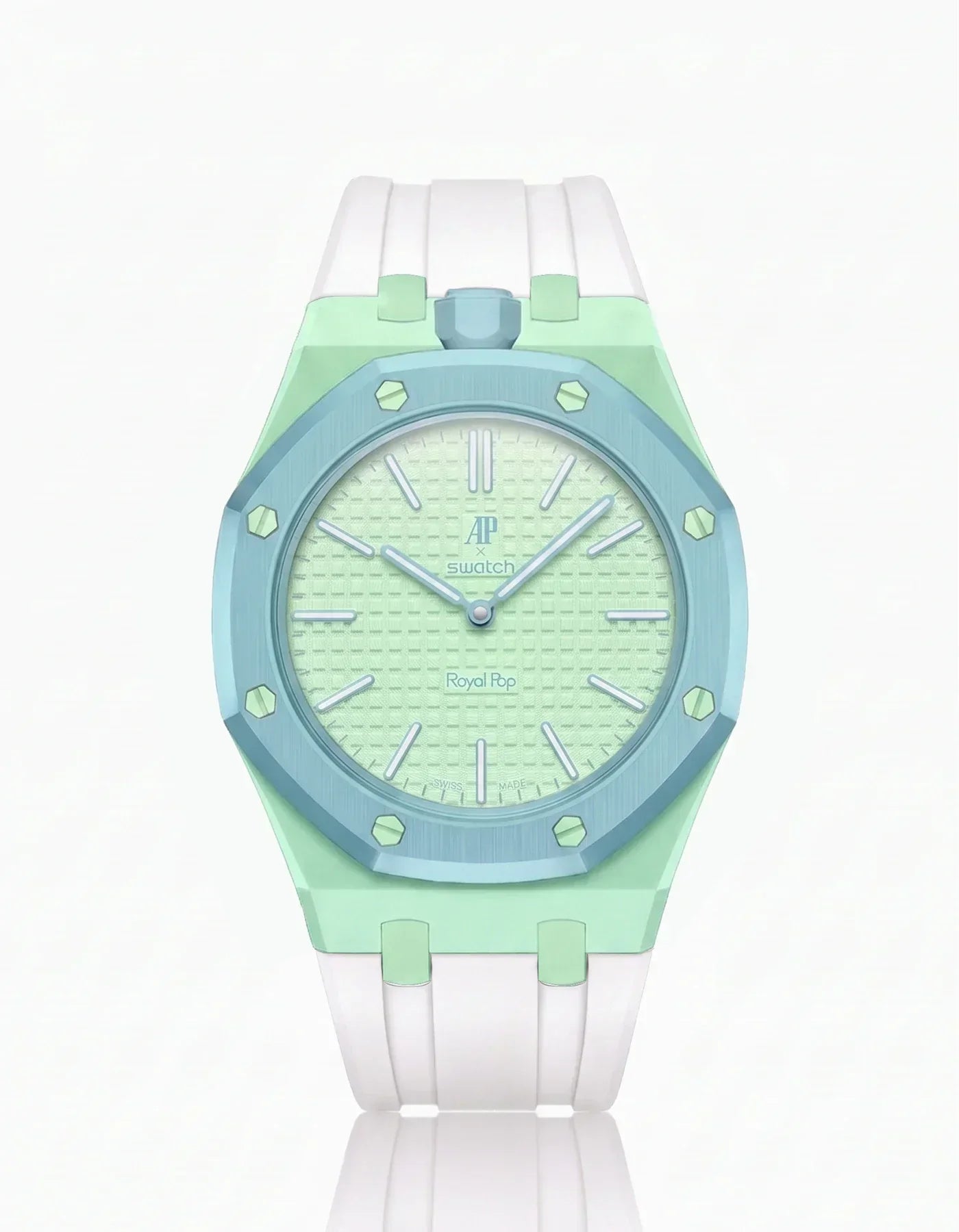 Silicone Strap & Case  Royal Pop  Blaue Acht(Customize  Colors)