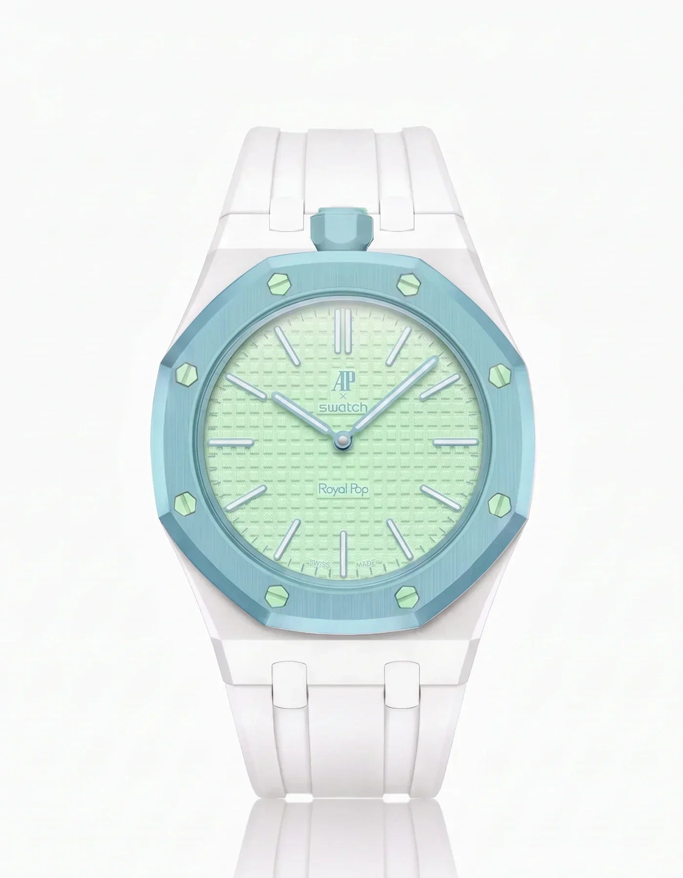 Silicone Strap & Case  Royal Pop  Blaue Acht(Customize  Colors)