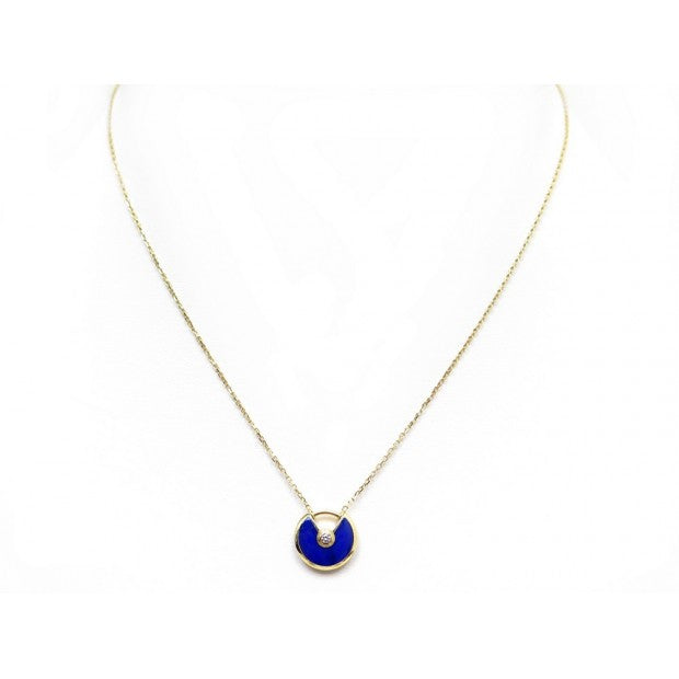 [Elowen Jewels]AMULETTE ROSE GOLD AGATE NECKLACE