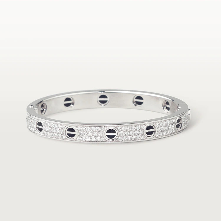 [Elowen Jewels]LOVE BRACELET 6.1MM DIAMOND-PAVED CERAMIC