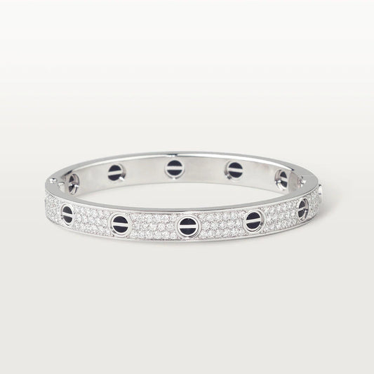 [Elowen Jewels]LOVE BRACELET 6.1MM DIAMOND-PAVED CERAMIC