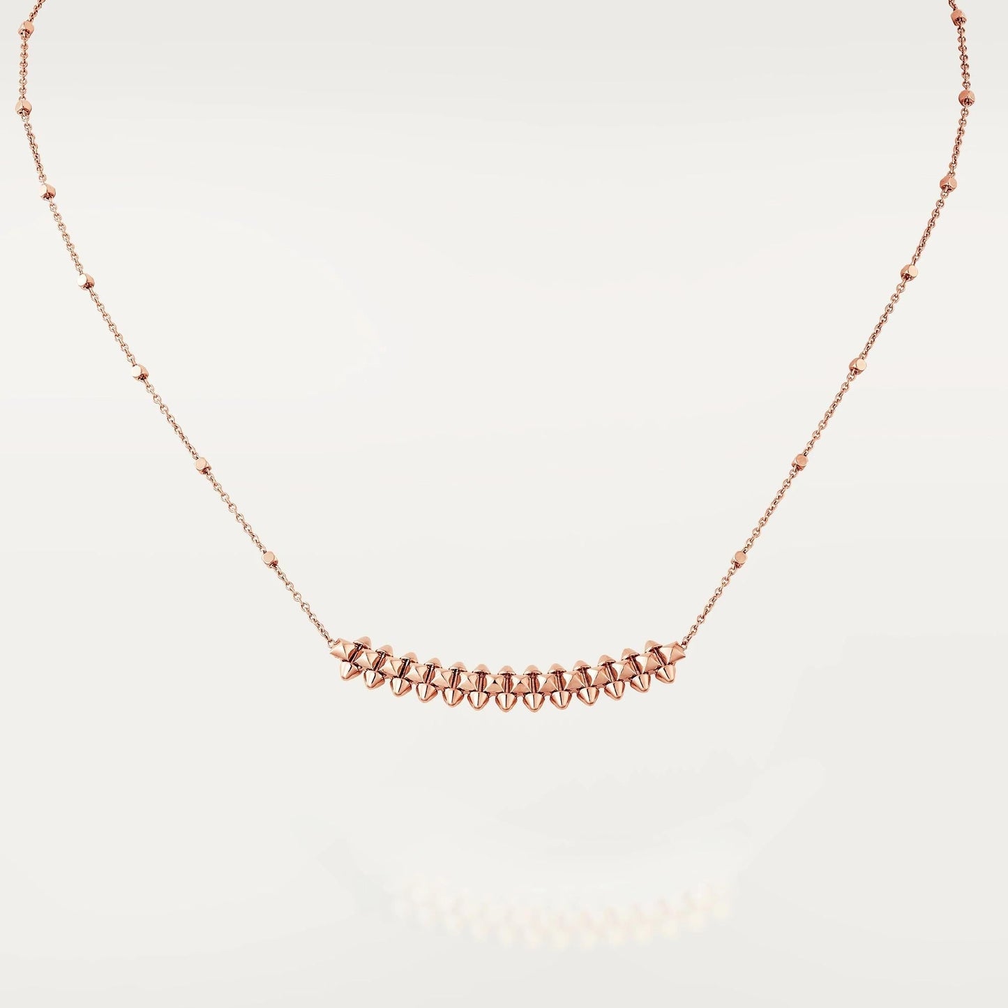 [Elowen Jewels]CLASH PINK GOLD NECKLACE