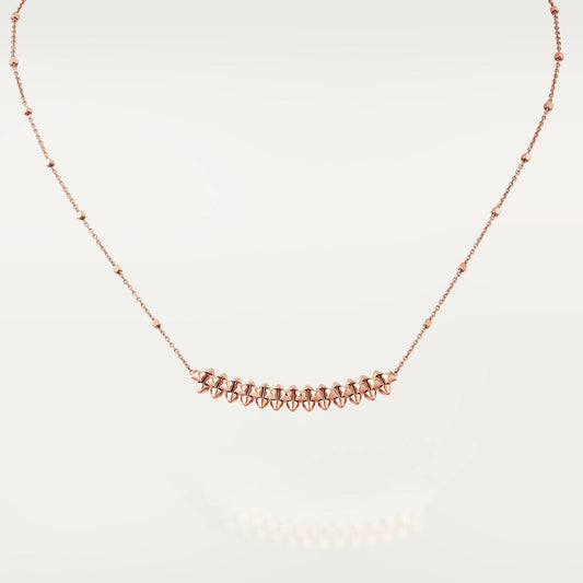 [Elowen Jewels]CLASH PINK GOLD NECKLACE