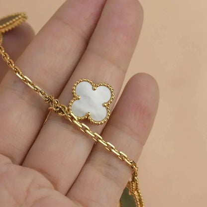 [Elowen Jewels]LUCKY SPRING 5 MOTIF GOLD BRACELET