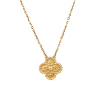 [Elowen Jewel]CLOVER 15MM  BRONZING NECKLACE