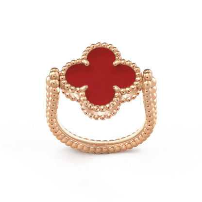 [Elowen Jewels]CLOVER RIVERSIBLE PINK GOLD RING