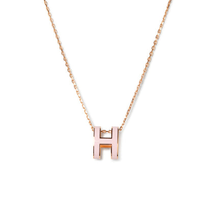 [Elowen Jewels]POP H PEDANT PINK GOLD