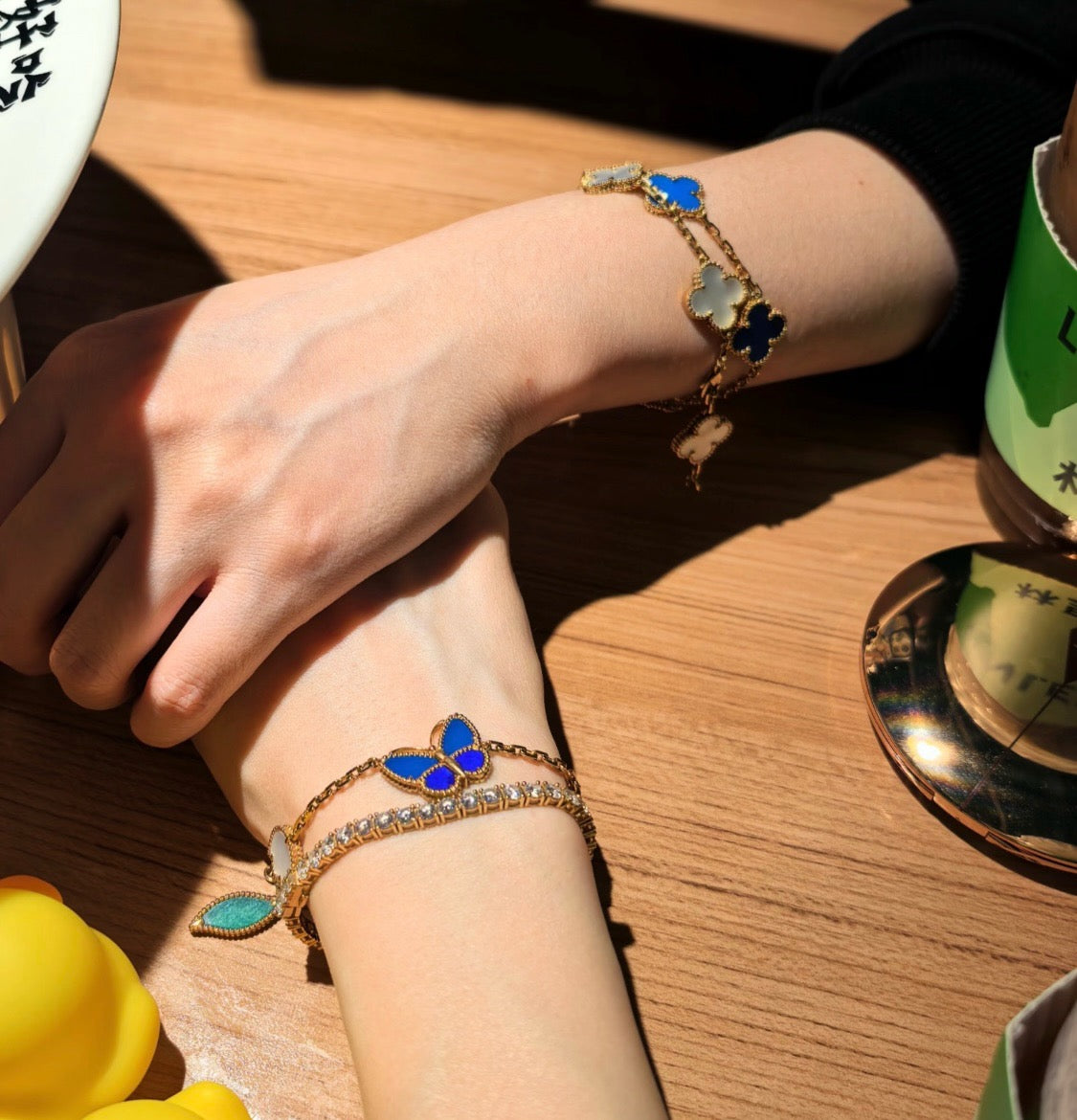 [Elowen Jewels]LUCKY SPRING BUTTERFLY 5 MOTIF BRACELET