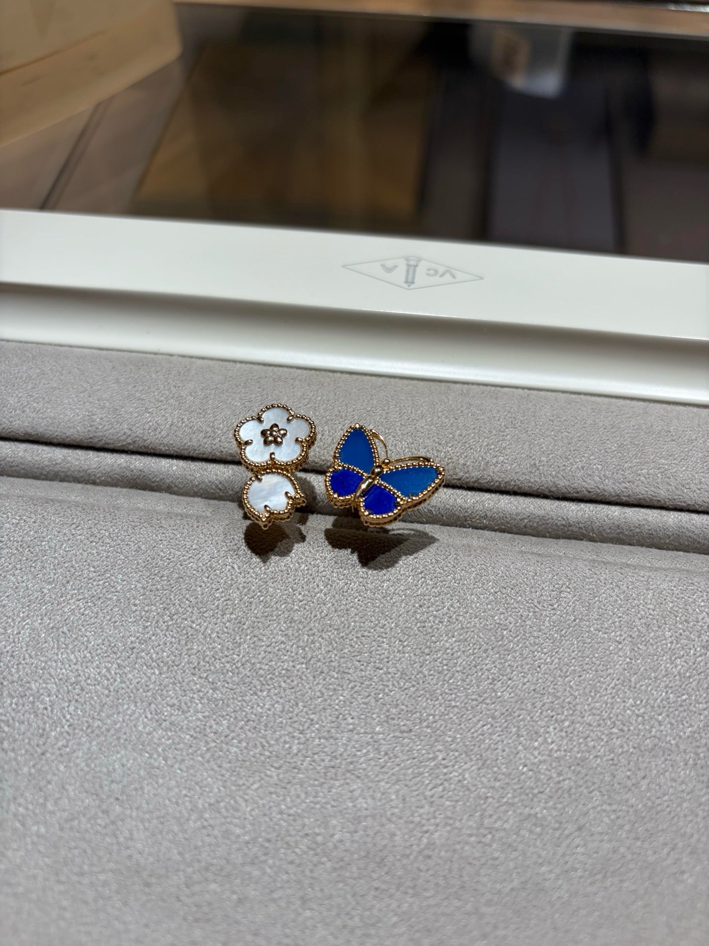 [Elowen Jewels]LUCKY SPRING BUTTERFLY OPEN-FACE RINGS