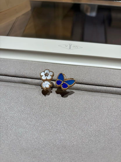 [Elowen Jewels]LUCKY SPRING BUTTERFLY OPEN-FACE RINGS