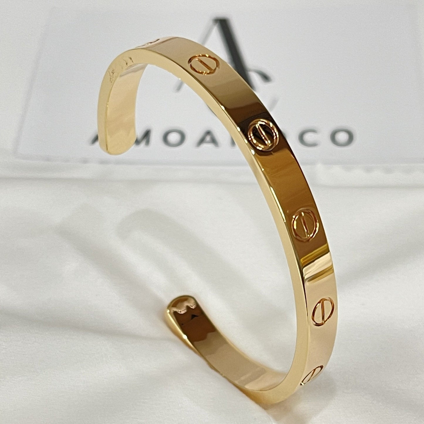 [Elowen Jewels]LOVE BRACELET 6.1MM OPEN CUFF