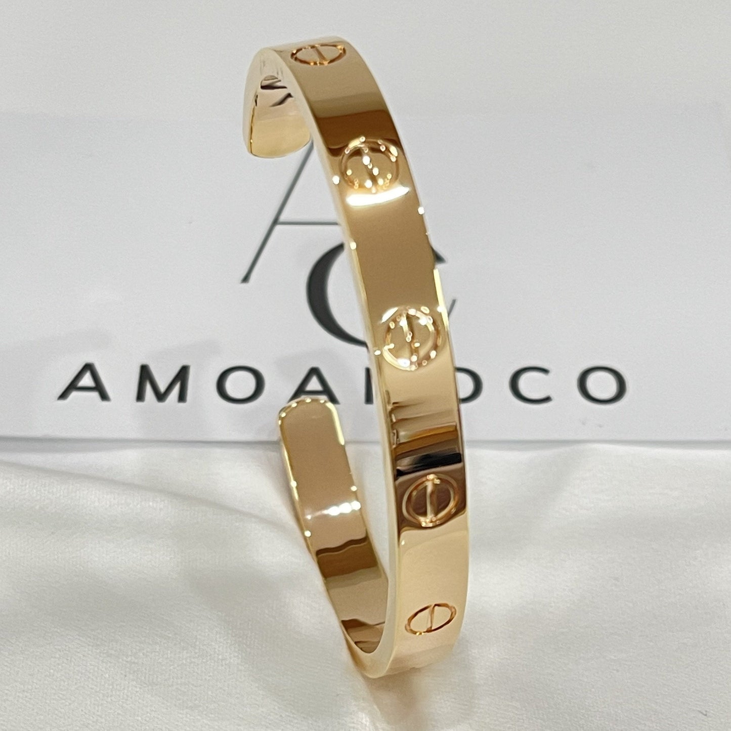 [Elowen Jewels]LOVE BRACELET 6.1MM OPEN CUFF