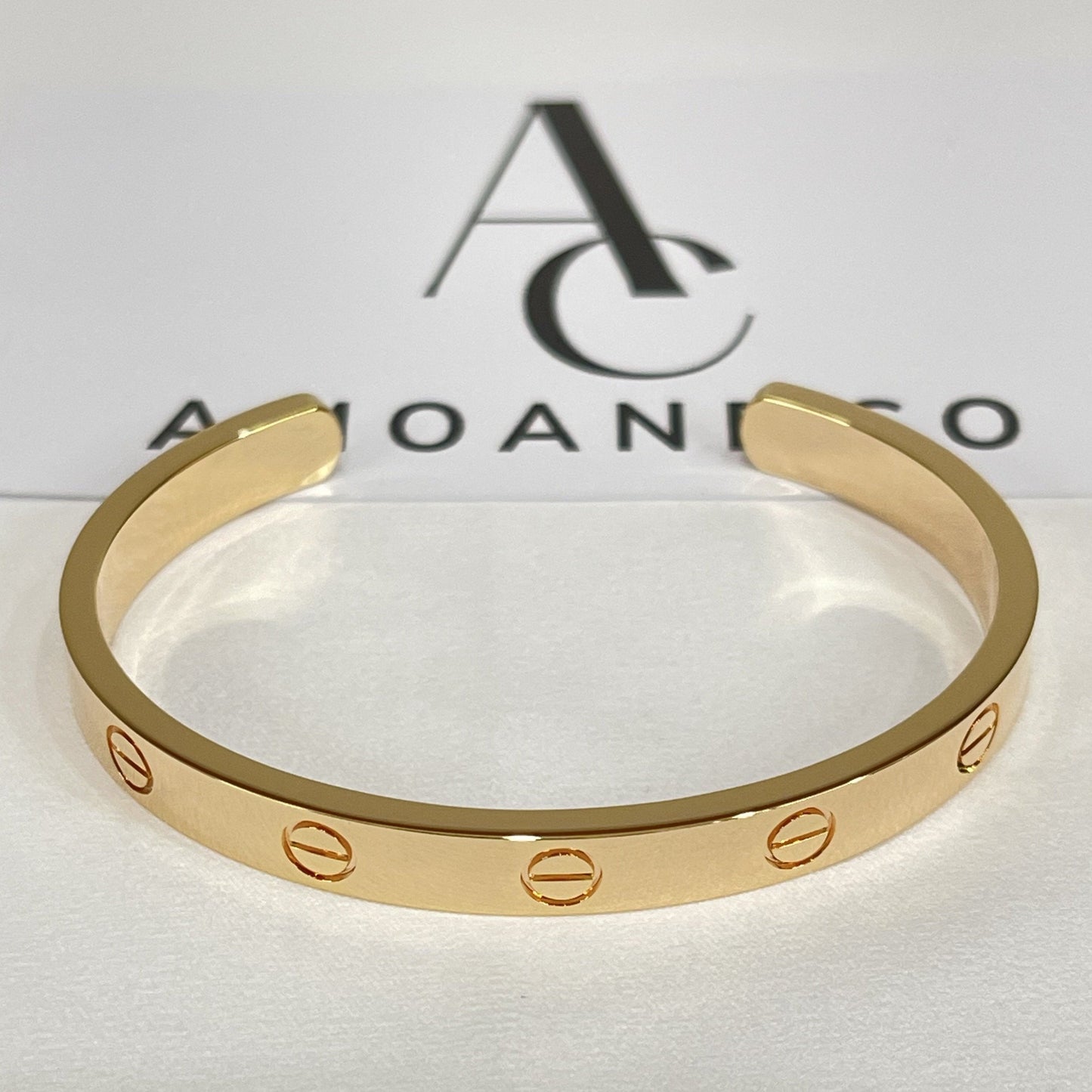 [Elowen Jewels]LOVE BRACELET 6.1MM OPEN CUFF