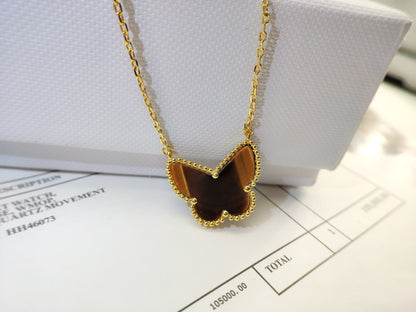 [Elowen Jewels] TIGER__ EYE BUTTERFLY NECKLACE