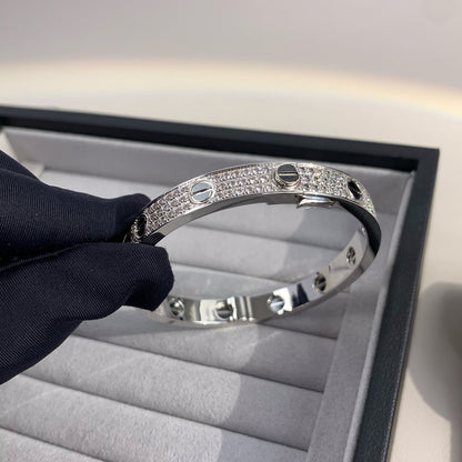[Elowen Jewels]LOVE BRACELET 6.1MM DIAMOND-PAVED CERAMIC