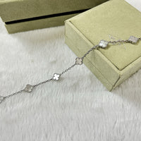 [Elowen Jewel]CLOVER 6 MOTIF WHITE MOP BRACELET