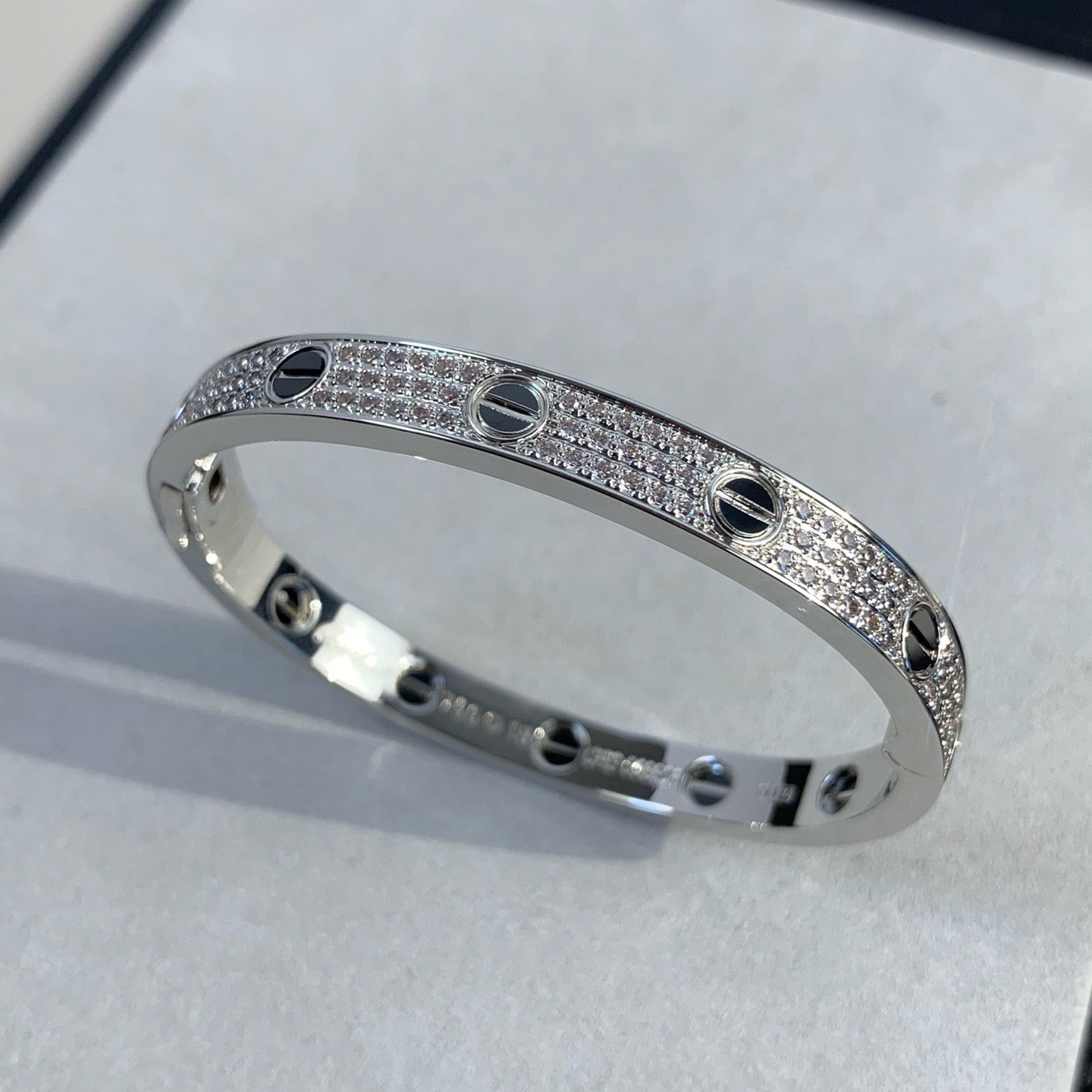 [Elowen Jewels]LOVE BRACELET 6.1MM DIAMOND-PAVED CERAMIC