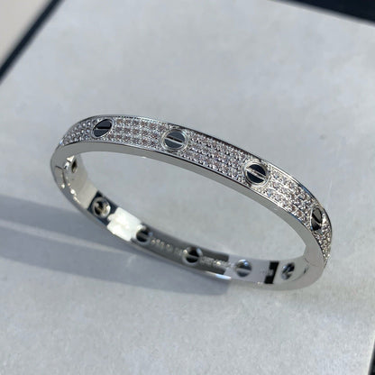 [Elowen Jewels]LOVE BRACELET 6.1MM DIAMOND-PAVED CERAMIC