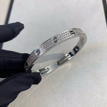 [Elowen Jewels]LOVE BRACELET 6.1MM DIAMOND-PAVED CERAMIC