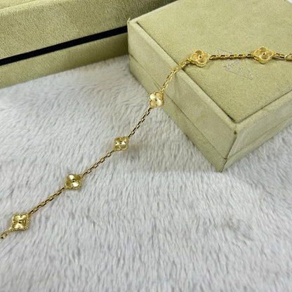 [Elowen Jewels]CLOVER 6 MOTIF DIAMOND BRACELET