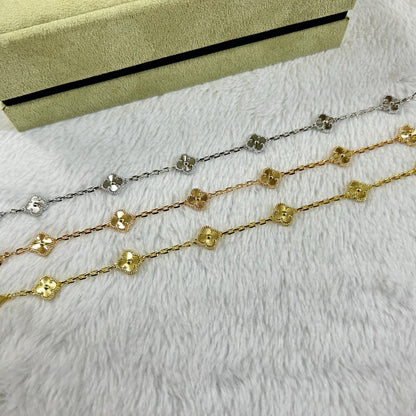 [Elowen Jewels]CLOVER 6 MOTIF DIAMOND BRACELET