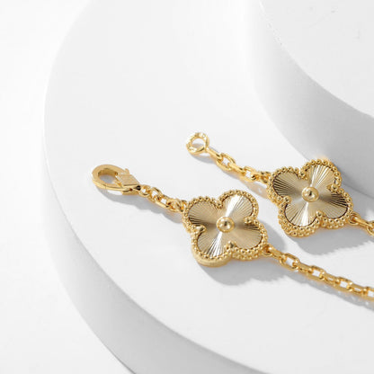[Elowen Jewels]CLOVER 10 MOTIFS LASER NECKLACE