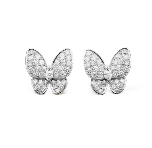 [Elowen Jewels]BUTTERFLY ALL DIAMOND EARRINGS