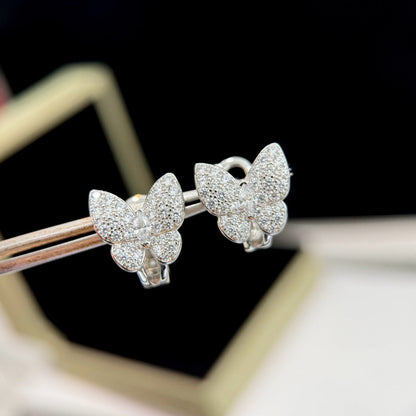[Elowen Jewels]BUTTERFLY ALL DIAMOND EARRINGS