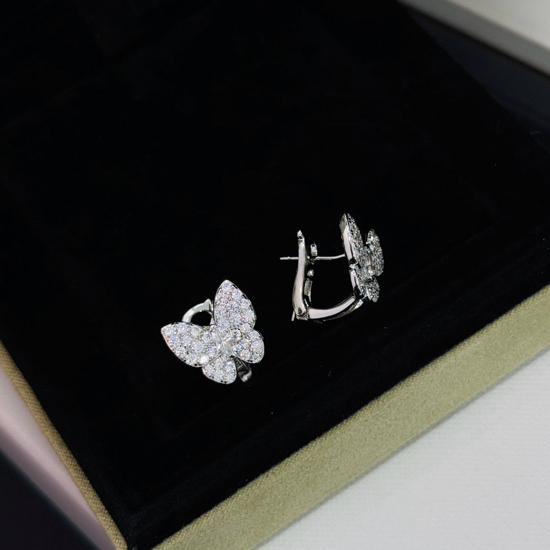 [Elowen Jewels]BUTTERFLY ALL DIAMOND EARRINGS