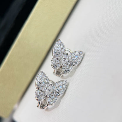 [Elowen Jewels]BUTTERFLY ALL DIAMOND EARRINGS